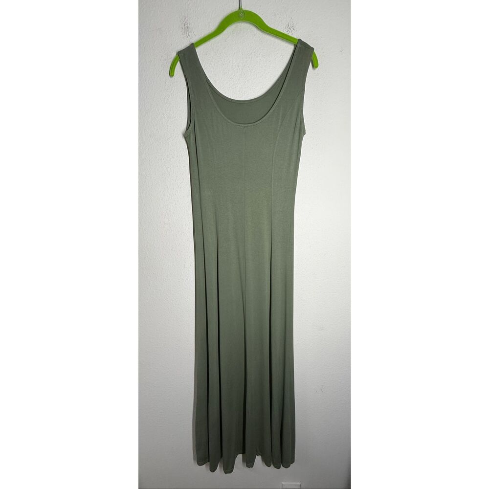 Carnaby Sage Green Maxi Dress Size S Minimalist Boho Flowy European Collection - Picture 5 of 16